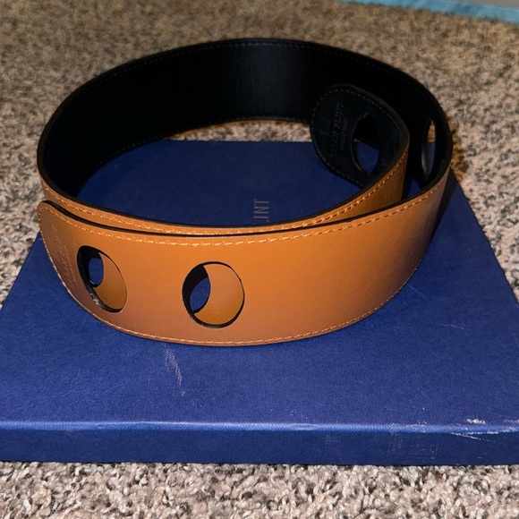 Sarah flint Reversible Scarf Belt in black and brown - Picture 1 of 1